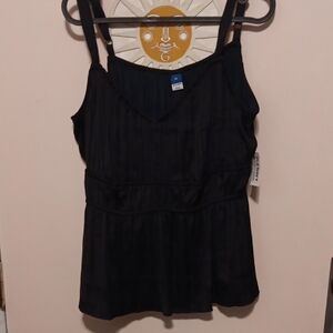 NWTs, Old Navy Black Satin Camisole Top